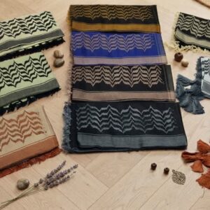روسری چفیه عربی منگوله دار وارداتی