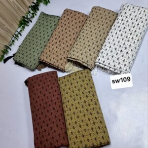 شال مشکی حریر برشکا طرحدار