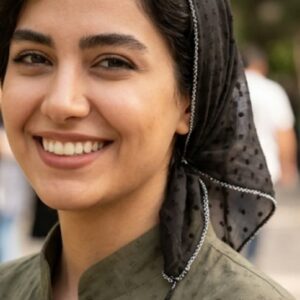 مینی اسکارف حریر اشکی