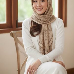روسری طرح دار ویژه مجلسی وارداتی
