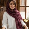 شال چهارخونه پلیسه زارا