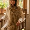 شال لبه موجی دالبر حریر شنی وارداتی