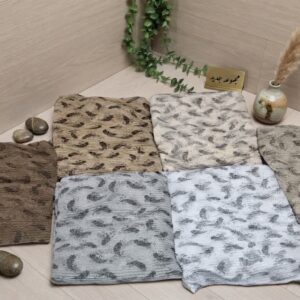 شال لبه موجی دالبر حریر شنی وارداتی